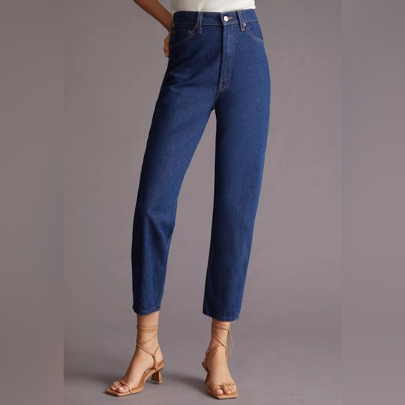 MOTHER Denim - NWT Mother Denim Snacks HW Twizzy Ankle Jeans Cold Brew Size 29 Cotton